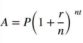 formula to calculate compound interest