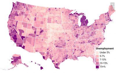 Unemployment Rates by County: Interactive Map