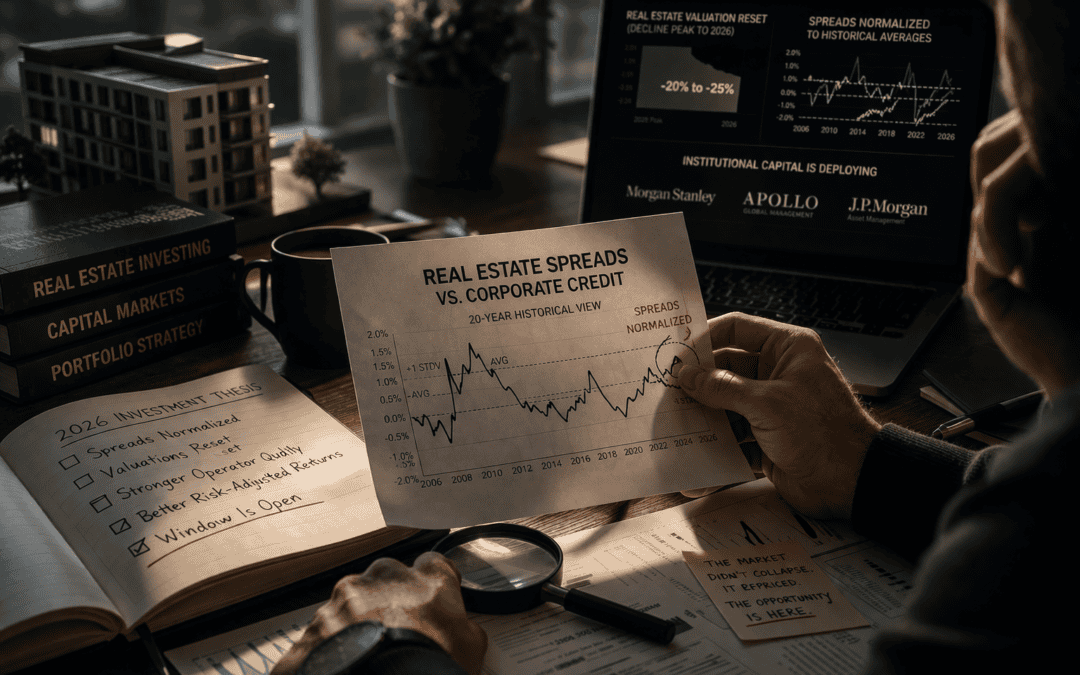 Real Estate Spreads Just Normalized vs. Corporate Credit (Here’s Why That Matters)