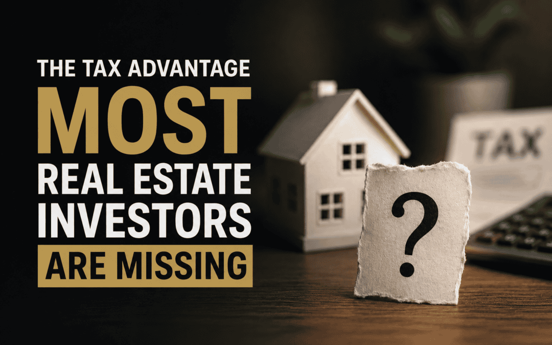 The Tax Advantage Most Real Estate Investors Are Leaving on the Table